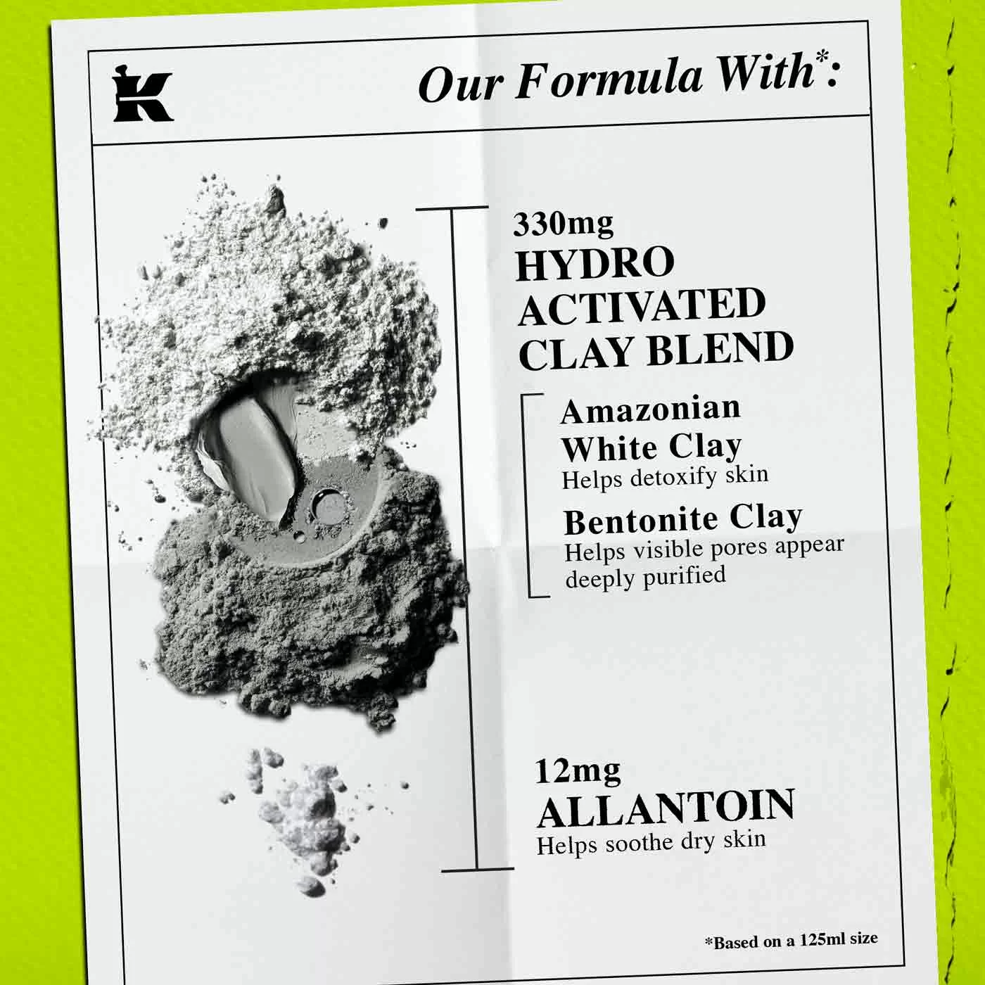 Rare Earth Pore-Minimizing Clay Mask Set